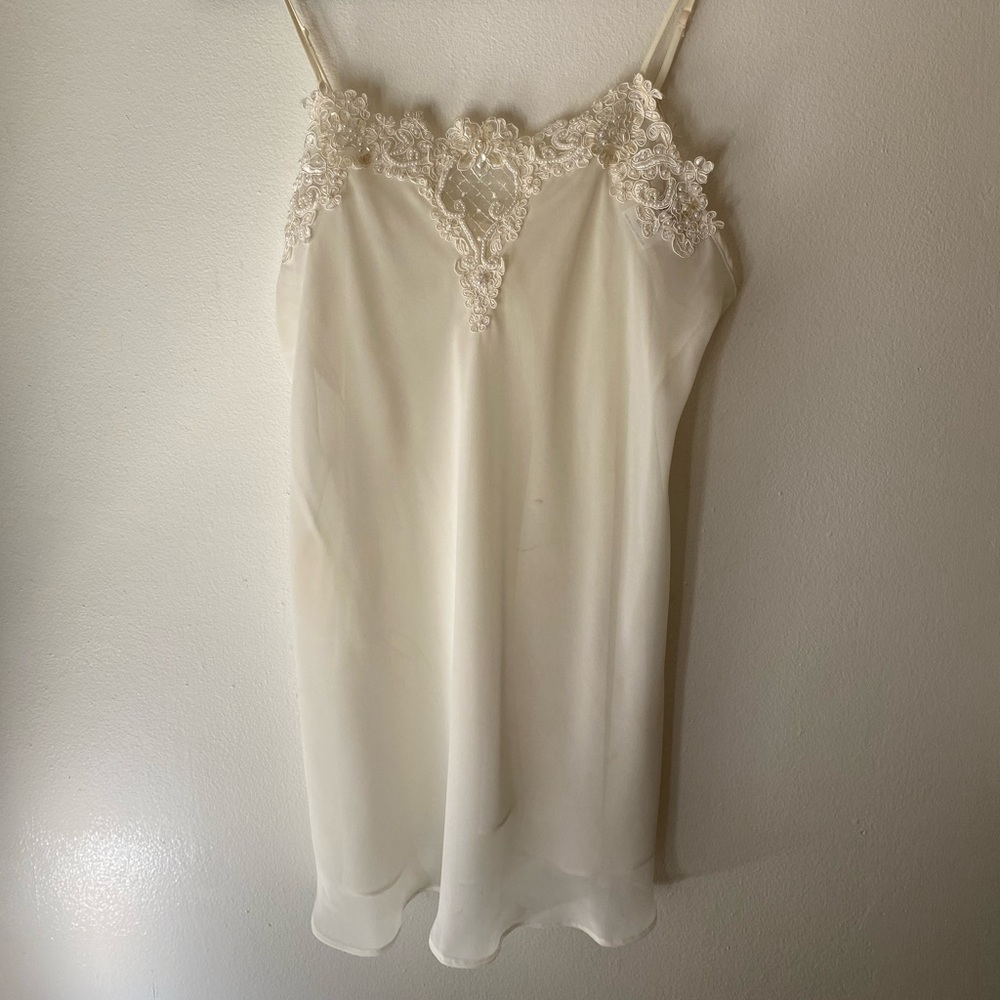 Beautiful beaded chemise size medium